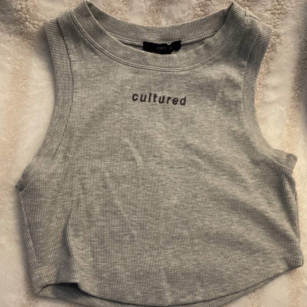 Forever 21, Size: Medium, Color: Light Gray